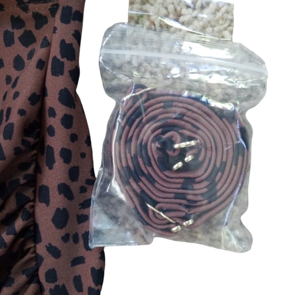 Kona Sol Animal Print Flounce One Piece Swimsuit Size 14W‎ NWOT - Picture 6 of 14